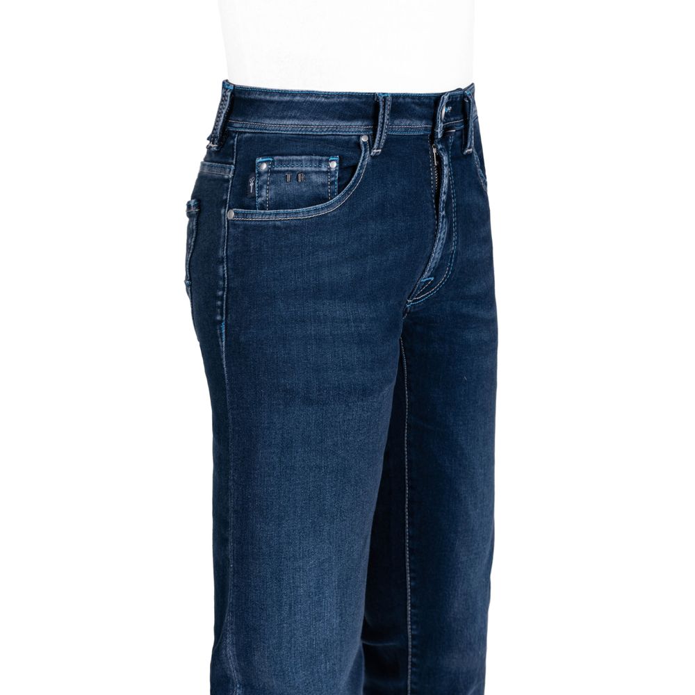 Tramarossa Blue Cotton Men's Jeans by Tramarossa