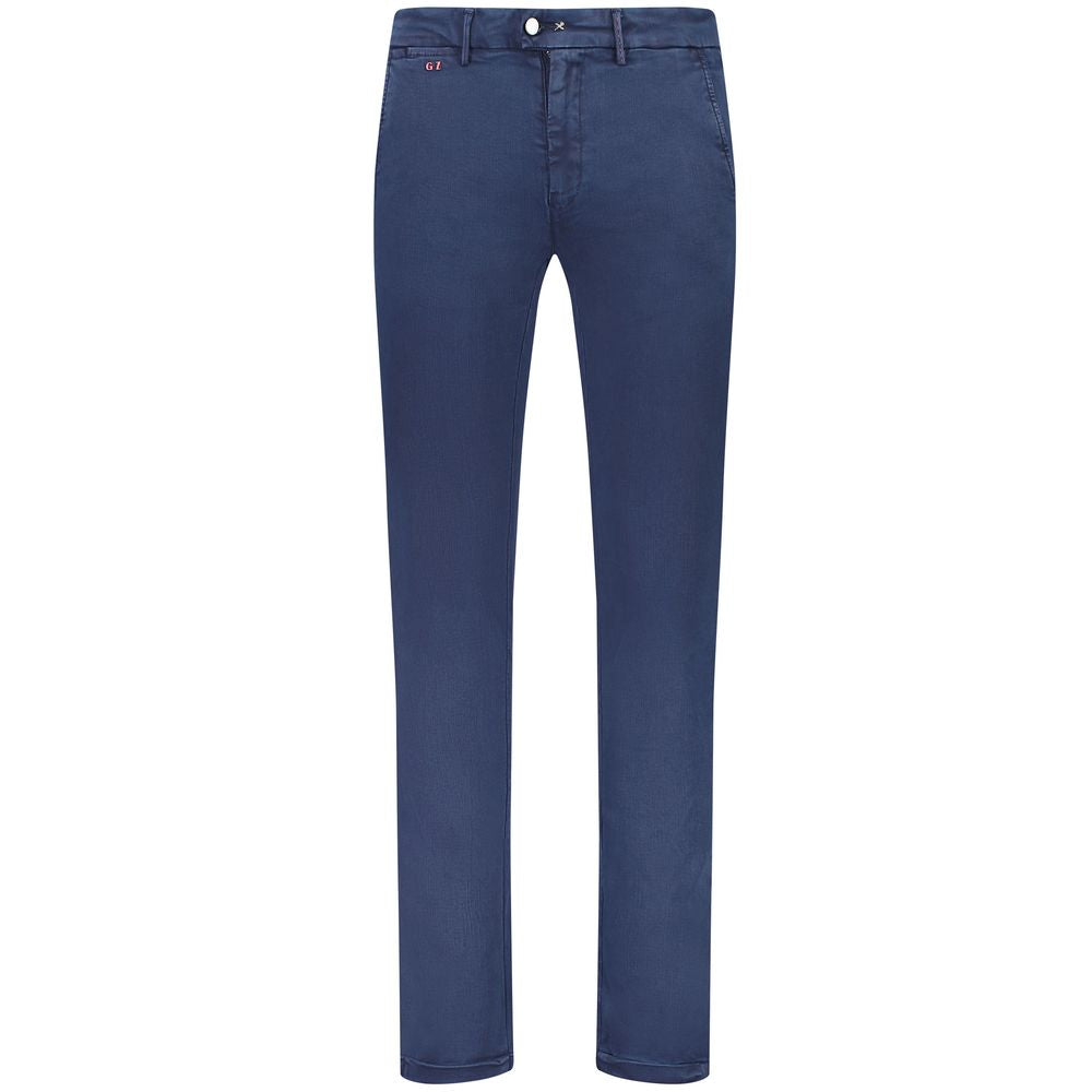 Tramarossa Blue Cotton Jeans & Pant by Tramarossa