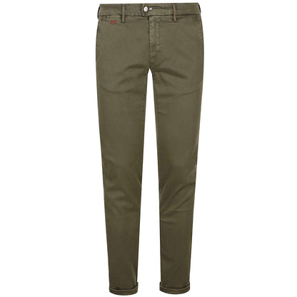 Tramarossa Green Cotton Jeans & Pant by Tramarossa