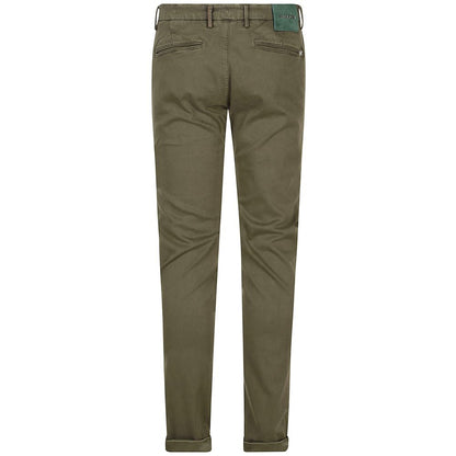 Tramarossa Green Cotton Jeans & Pant by Tramarossa