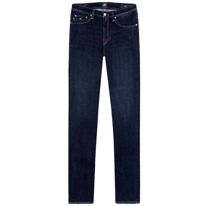 Tramarossa Blue Cotton Jeans & Pant by Tramarossa