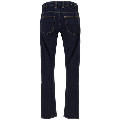 Tramarossa Blue Cotton Jeans & Pant by Tramarossa