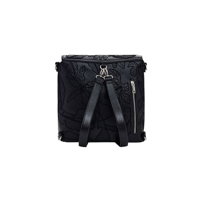 Sac à dos en polyéthylène noir Desigual