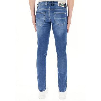 Tramarossa Blue Cotton Jeans & Pant by Tramarossa