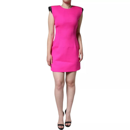 Dolce & Gabbana Pink Sleeveless Bodycon A-line Mini Dress by Dolce & Gabbana