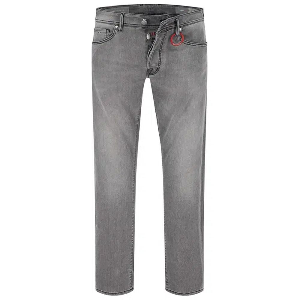 Tramarossa Gray Cotton Jeans & Pant by Tramarossa