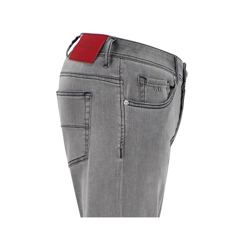 Tramarossa Gray Cotton Jeans & Pant by Tramarossa