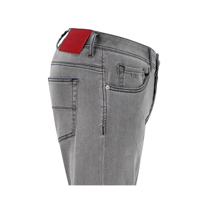 Tramarossa Gray Cotton Jeans & Pant by Tramarossa