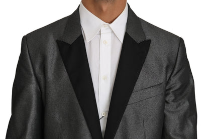 Costume Martini élégant à motifs gris Dolce &amp; Gabbana