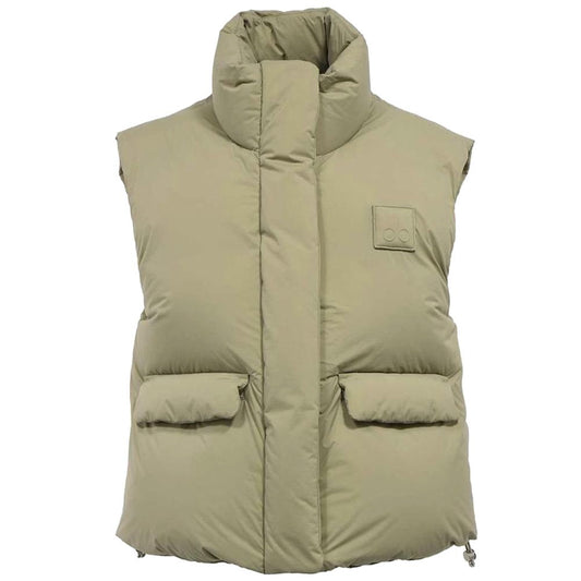 Gilet en nylon vert Moose Knuckles