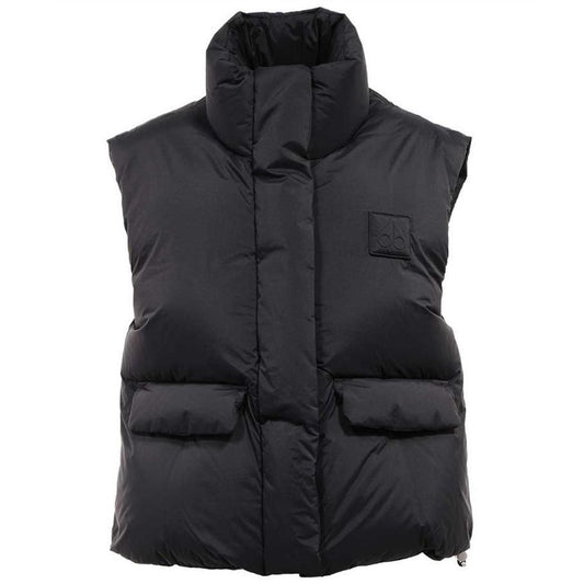 Gilet en nylon noir Moose Knuckles