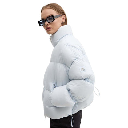 Veste en nylon bleu clair pour femme Moose Knuckles