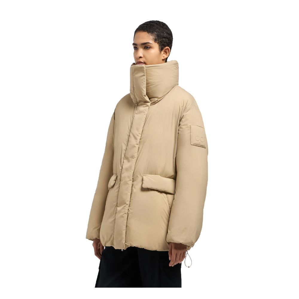 Vestes et manteaux en nylon beige Moose Knuckles