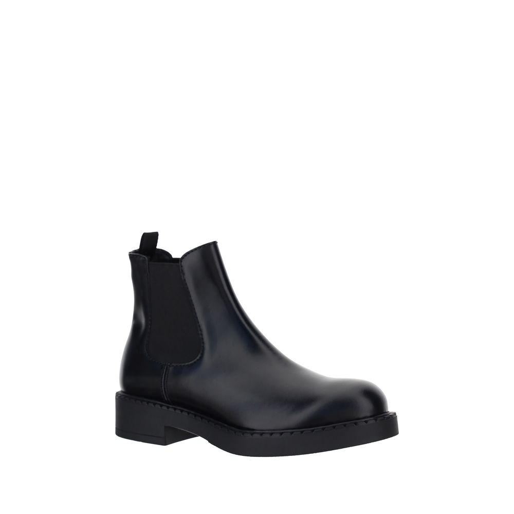 Bottes Prada en chocolat