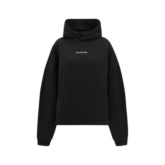 Sweat à capuche avec logos Balenciaga