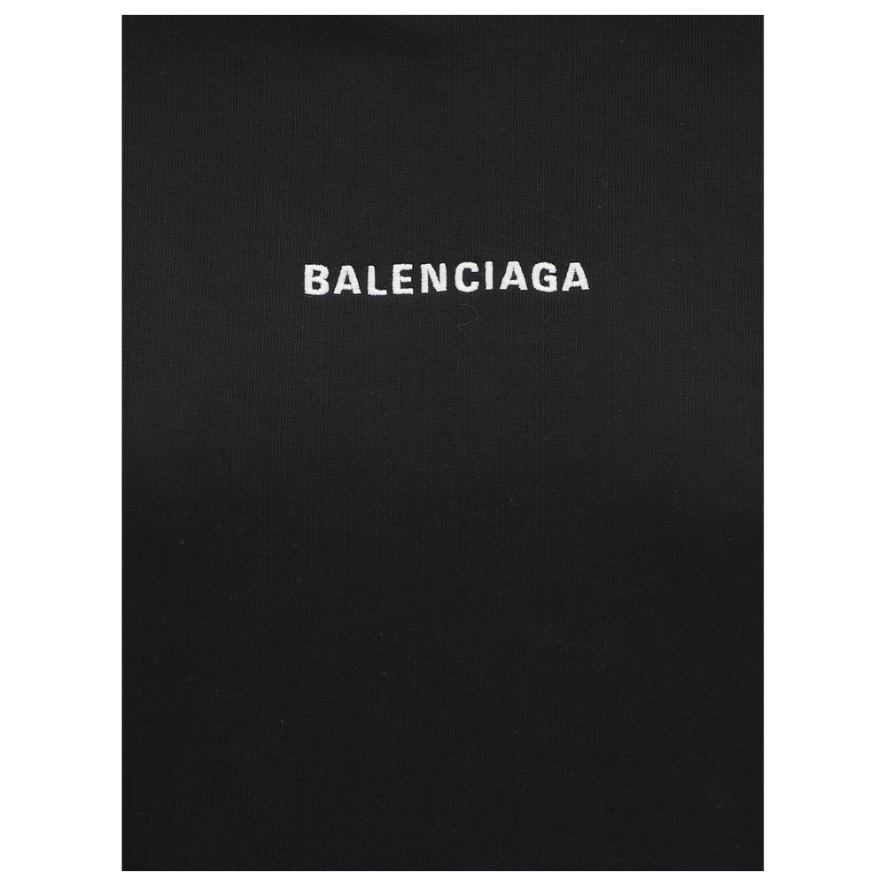 Sweat à capuche avec logos Balenciaga