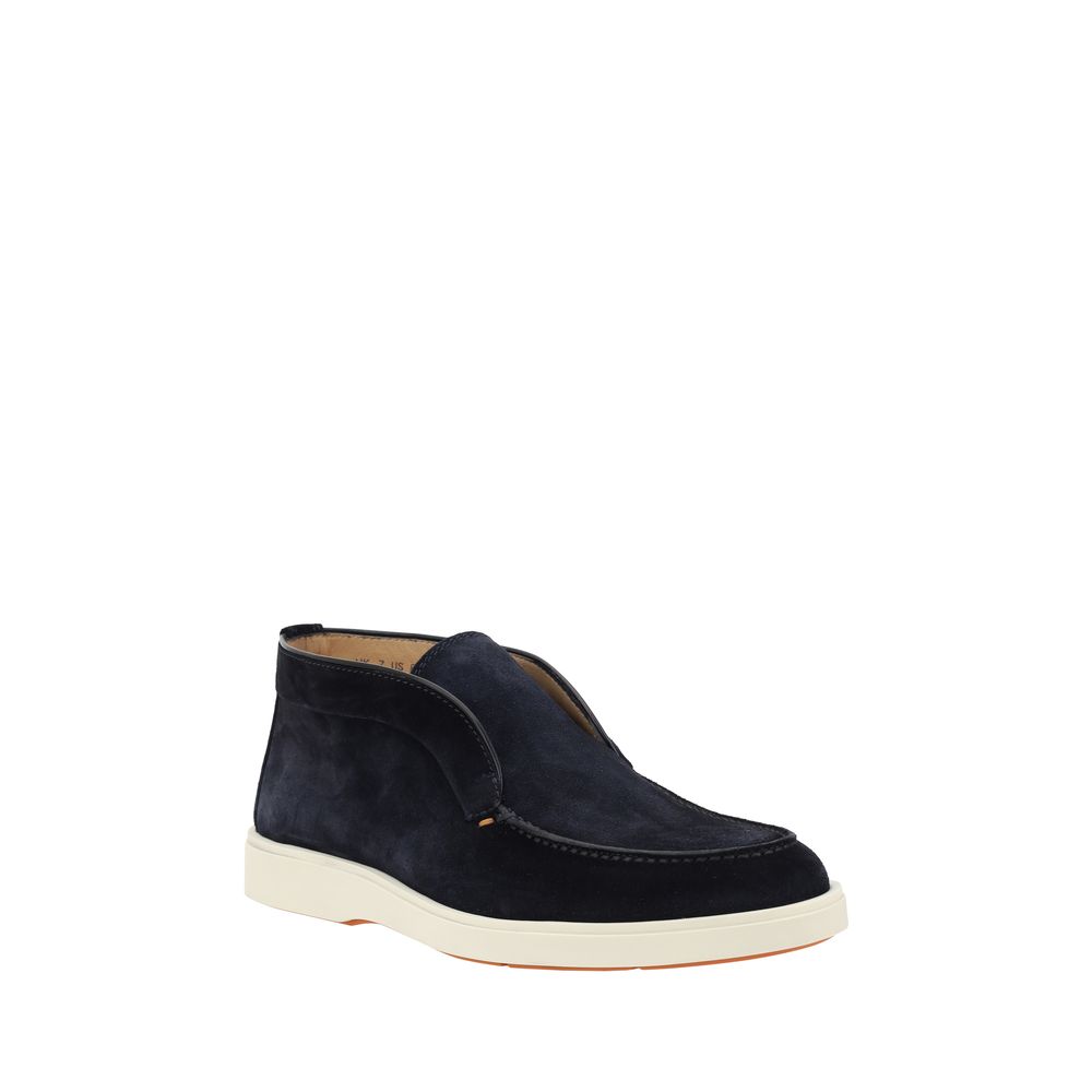 Mocassins en daim Santoni