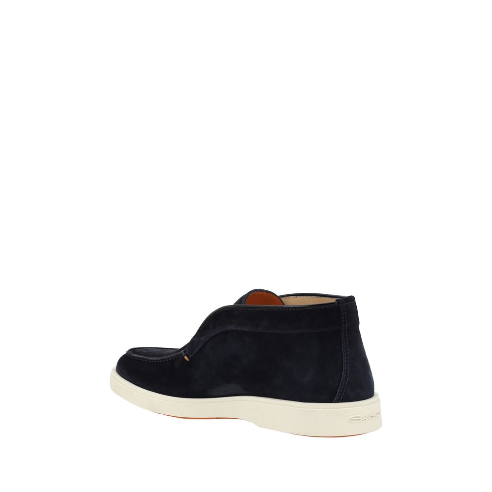 Mocassins en daim Santoni