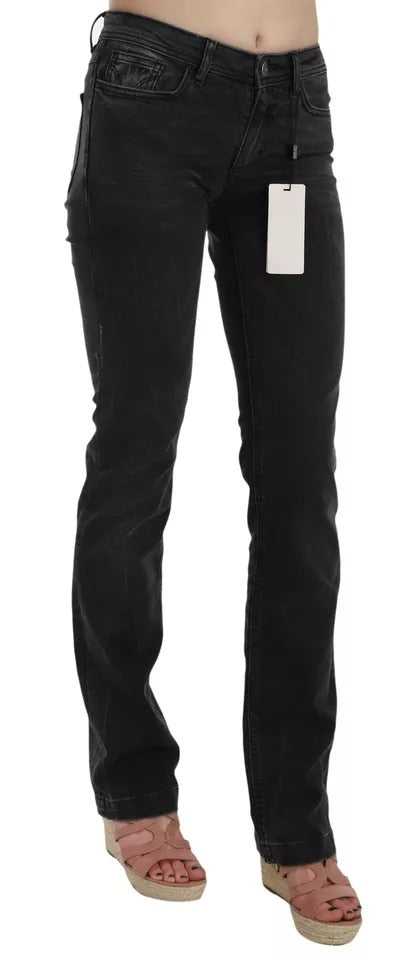 Dolce & Gabbana Black Slim Fit Cotton Jeans D&G Pants by Dolce & Gabbana