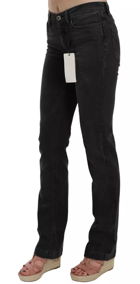 Dolce & Gabbana Black Slim Fit Cotton Jeans D&G Pants by Dolce & Gabbana
