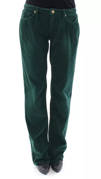 Dolce & Gabbana Green Cotton Corduroys SLIMMY Fit D&G Pants by Dolce & Gabbana