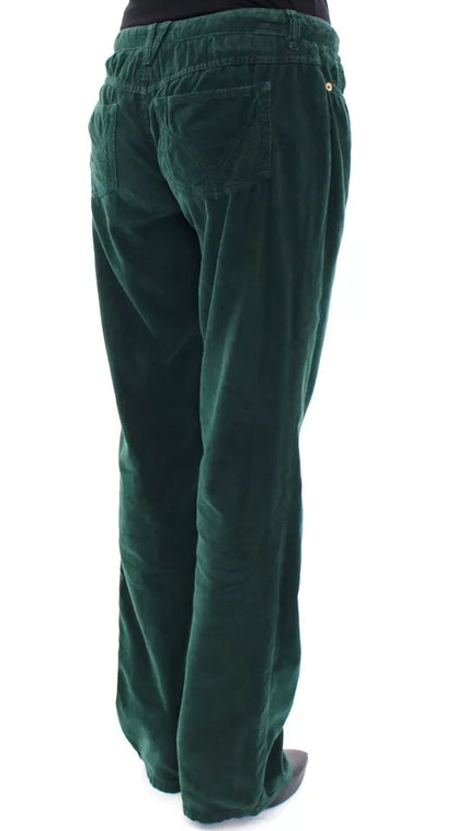 Dolce & Gabbana Green Cotton Corduroys SLIMMY Fit D&G Pants by Dolce & Gabbana