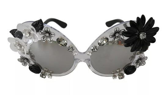 Dolce & Gabbana Transparent DG4292 Round Crystal Sunglasses by Dolce & Gabbana
