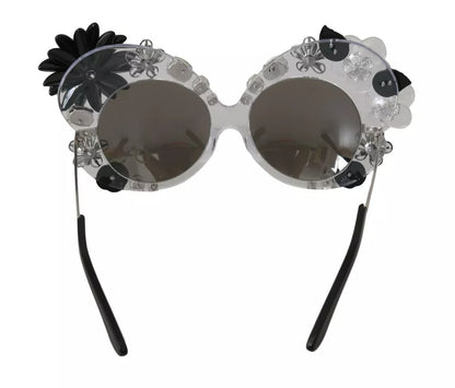 Dolce & Gabbana Transparent DG4292 Round Crystal Sunglasses by Dolce & Gabbana
