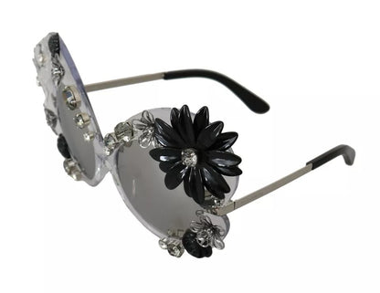 Dolce & Gabbana Transparent DG4292 Round Crystal Sunglasses by Dolce & Gabbana