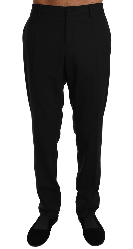 Pantalon élégant en laine mélangée Dolce &amp; Gabbana
