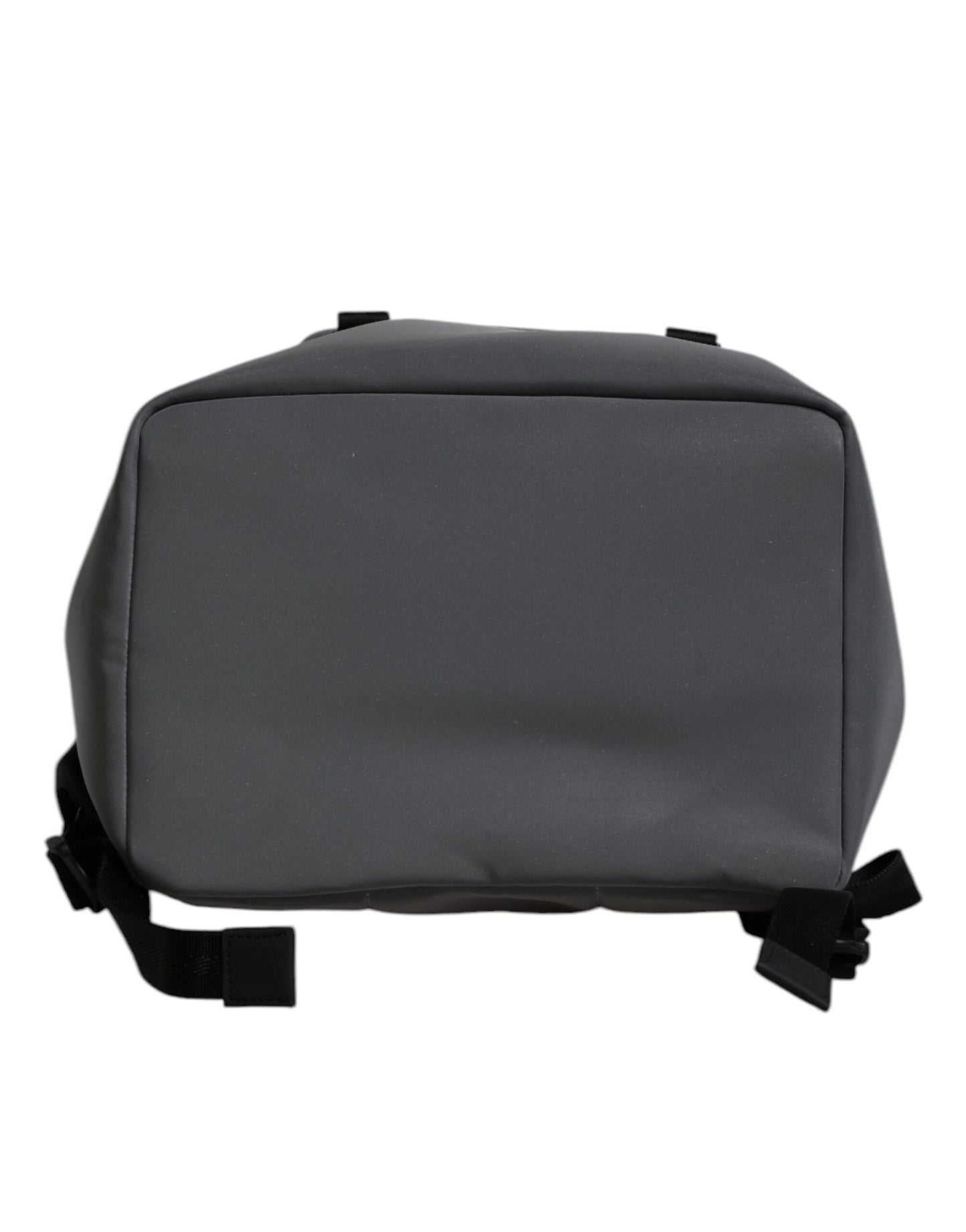 Dolce &amp; Gabbana Gray Polyester Logo Print Travel Back Pack Bag