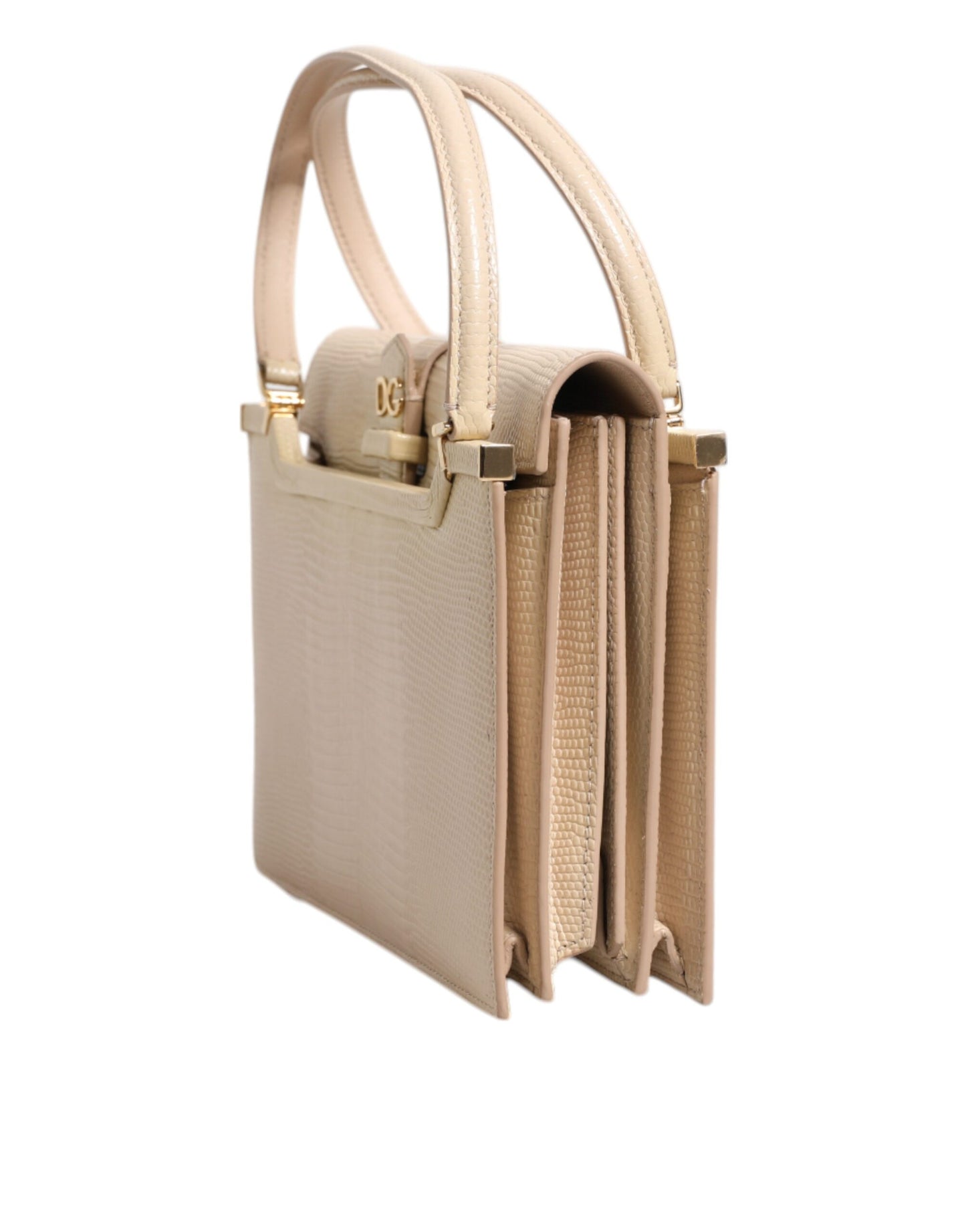 Sac à bandoulière Ingrid en cuir beige Dolce &amp; Gabbana