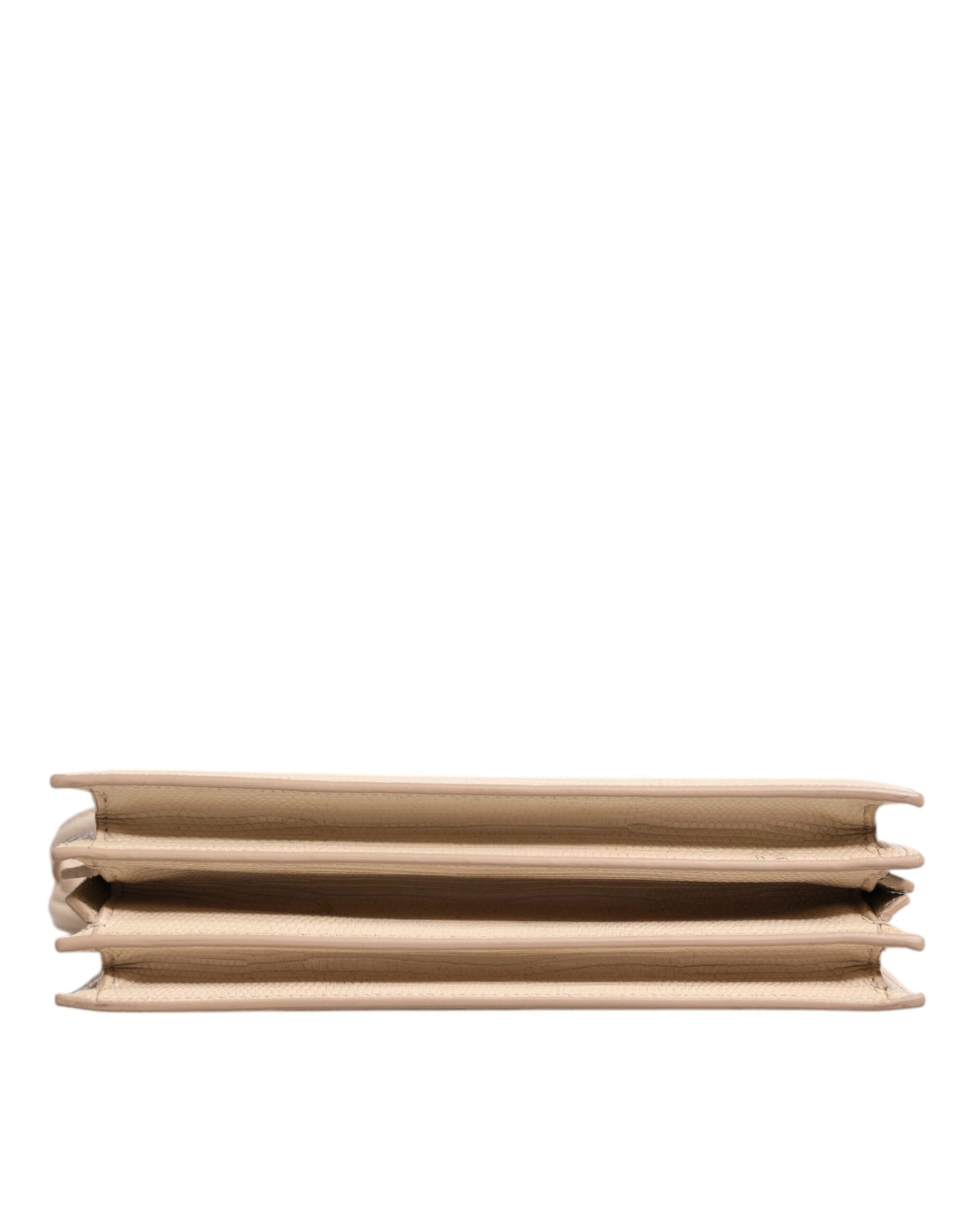 Dolce &amp; Gabbana Beige Leather Ingrid Top Handle Shoulder Bag