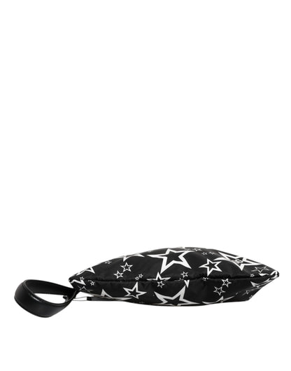 Pochette Dolce &amp; Gabbana à motif étoiles noires et blanches