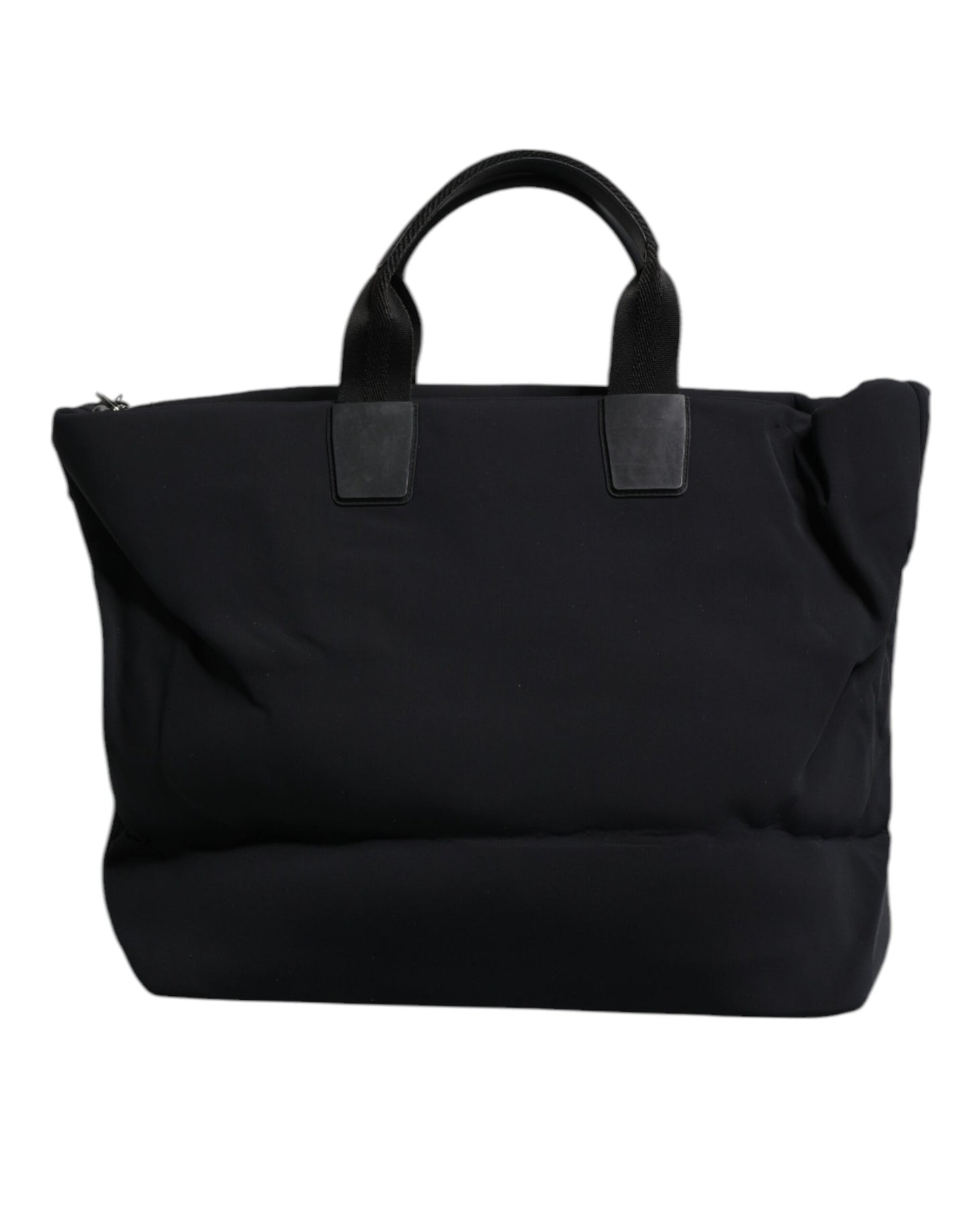 Sac fourre-tout en toile noire Dolce &amp; Gabbana avec logo DG pour femme