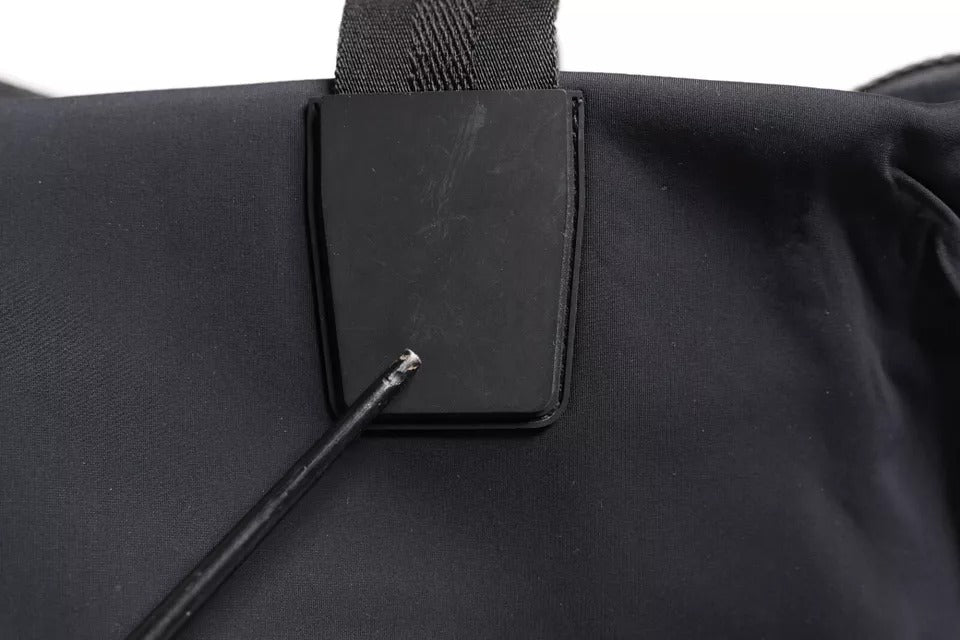 Sac fourre-tout en toile noire Dolce &amp; Gabbana avec logo DG pour femme