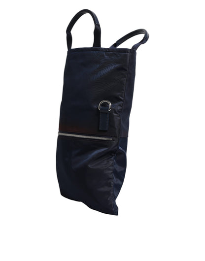 Dolce &amp; Gabbana Dark Blue Nylon Shoulder Baby Tote Diaper Bag