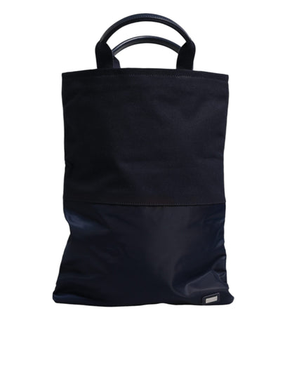 Dolce &amp; Gabbana Dark Blue Nylon Shoulder Baby Tote Diaper Bag