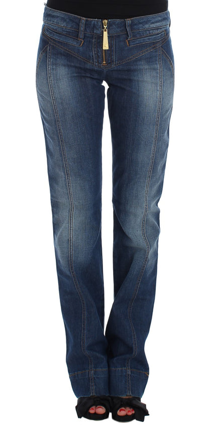 Cavalli Chic Boot Cut Denim bleu délavé
