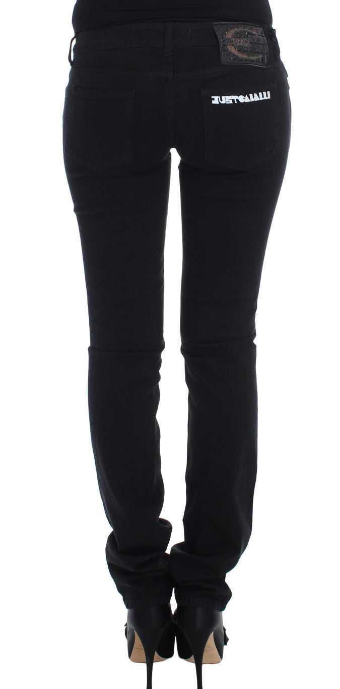 Jean slim skinny noir Cavalli Chic