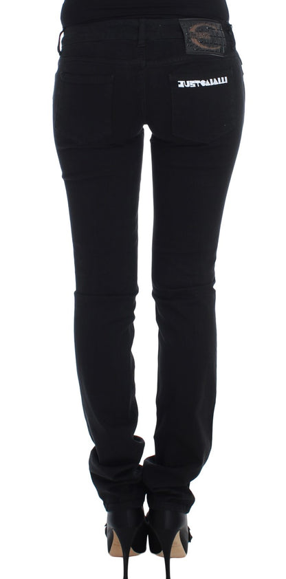 Jean slim skinny noir Cavalli Chic