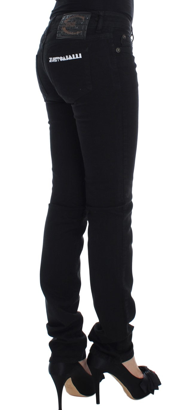 Jean slim skinny noir Cavalli Chic