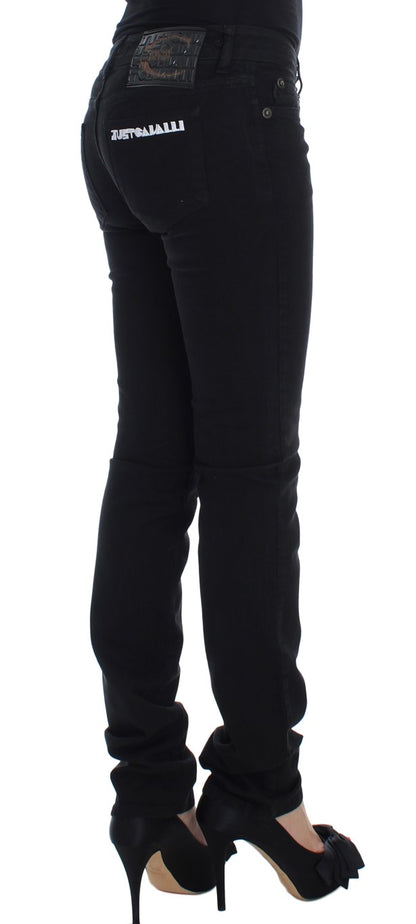 Jean slim skinny noir Cavalli Chic