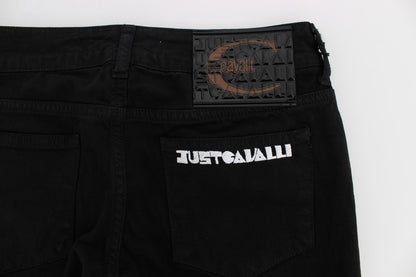 Jean slim skinny noir Cavalli Chic