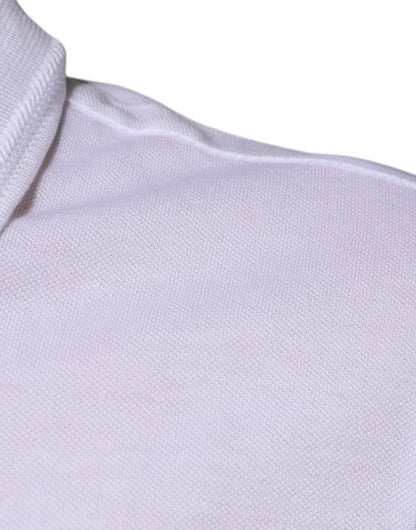 Polo Dolce &amp; Gabbana à manches courtes et col blanc