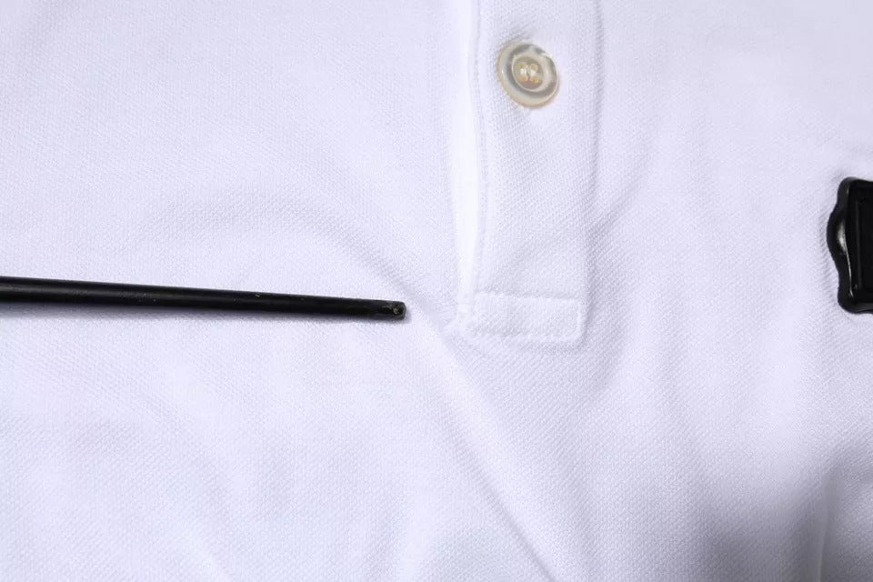 Polo Dolce &amp; Gabbana à manches courtes et col blanc