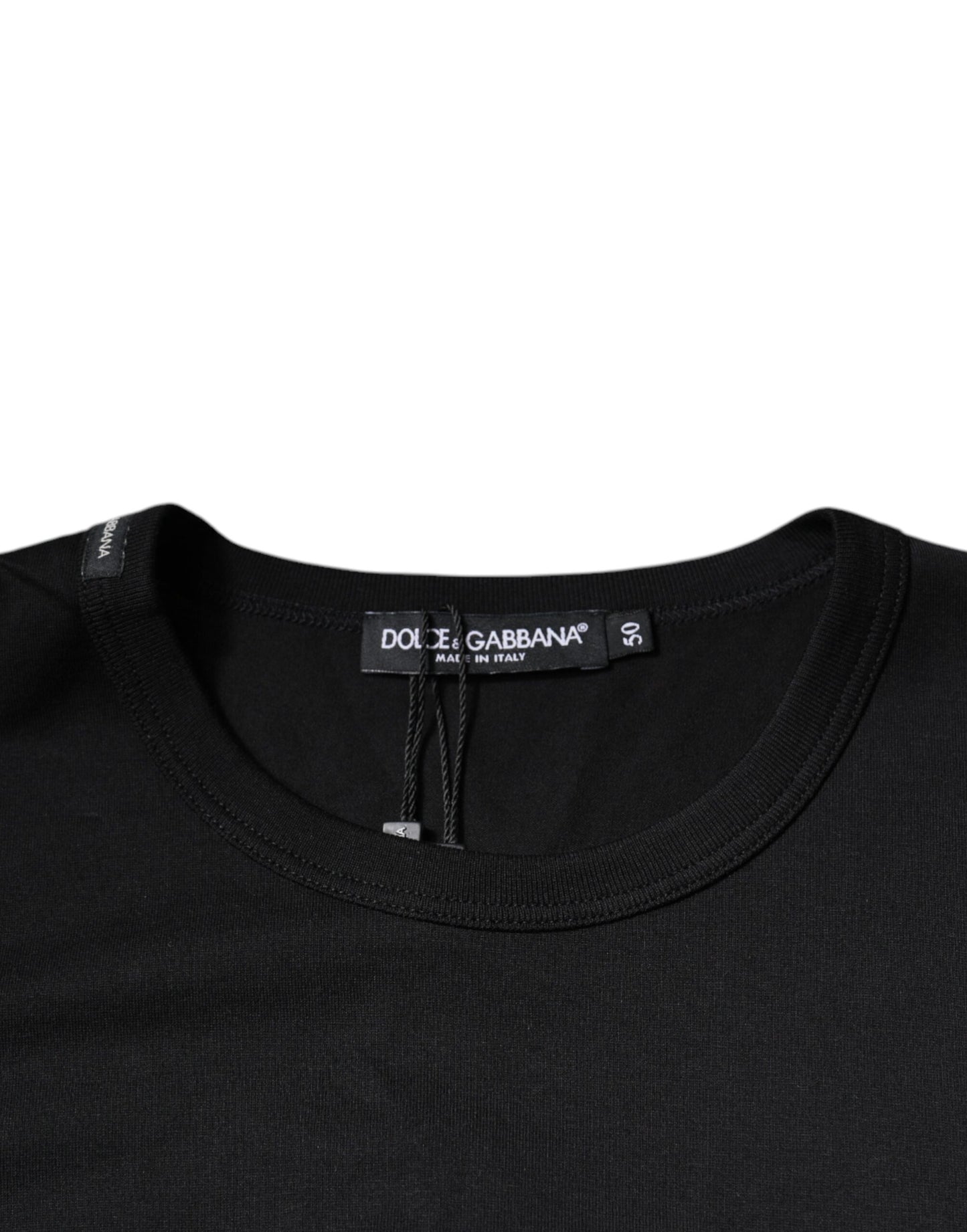 Dolce & Gabbana Blue Crown Crew Neck Short Sleeves T-shirt by Dolce & Gabbana