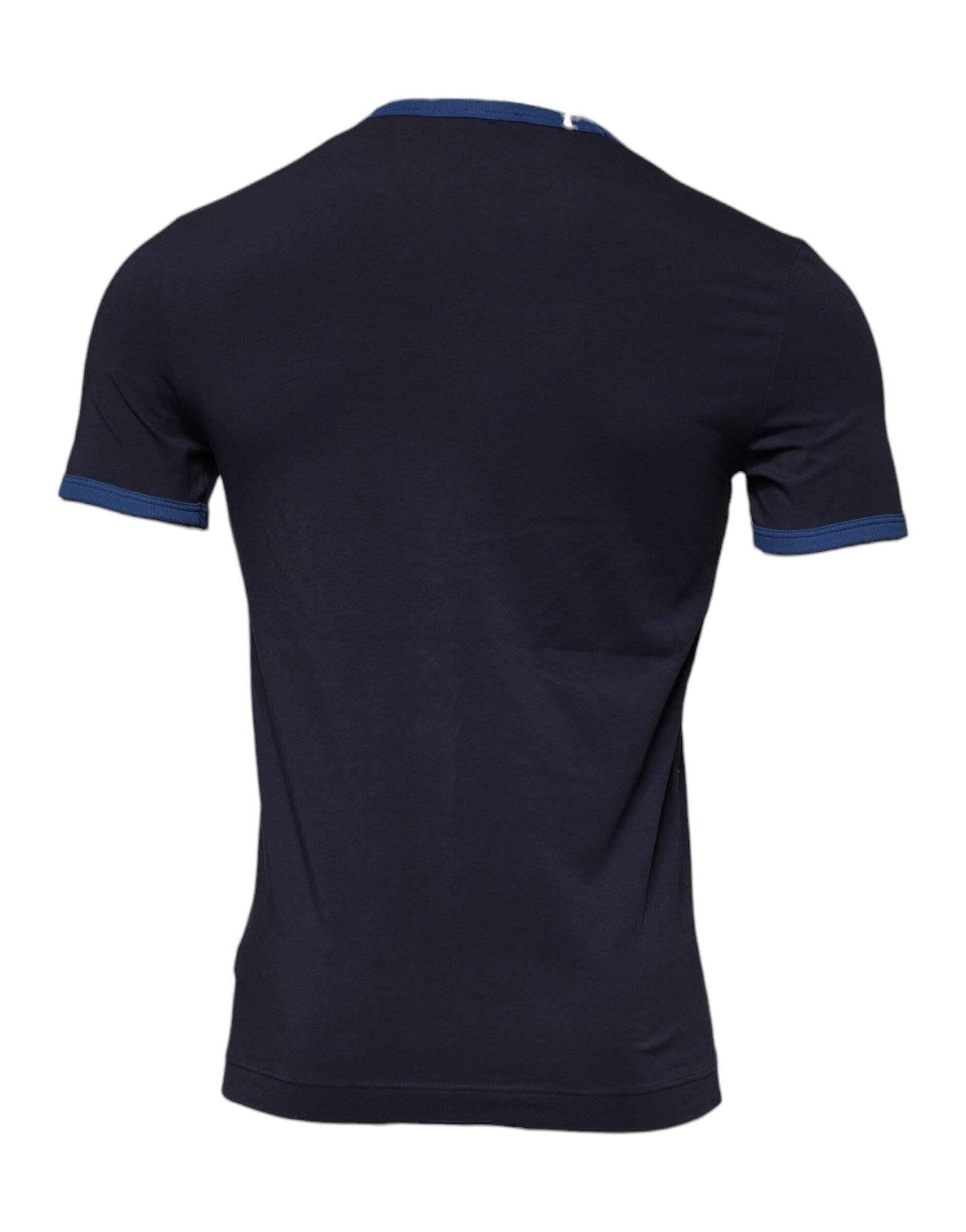 Dolce & Gabbana Blue Cotton Stretch Crewneck Underwear T-shirt by Dolce & Gabbana