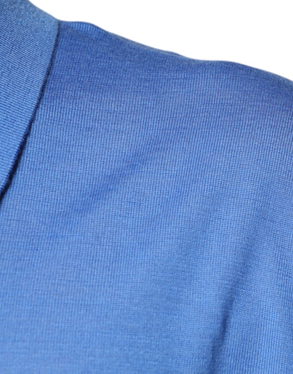 Dolce & Gabbana Blue Collared Short Sleeves Polo T-shirt by Dolce & Gabbana