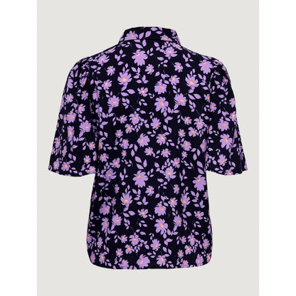 Jacqueline De Yong Purple Viscose Shortsleeve